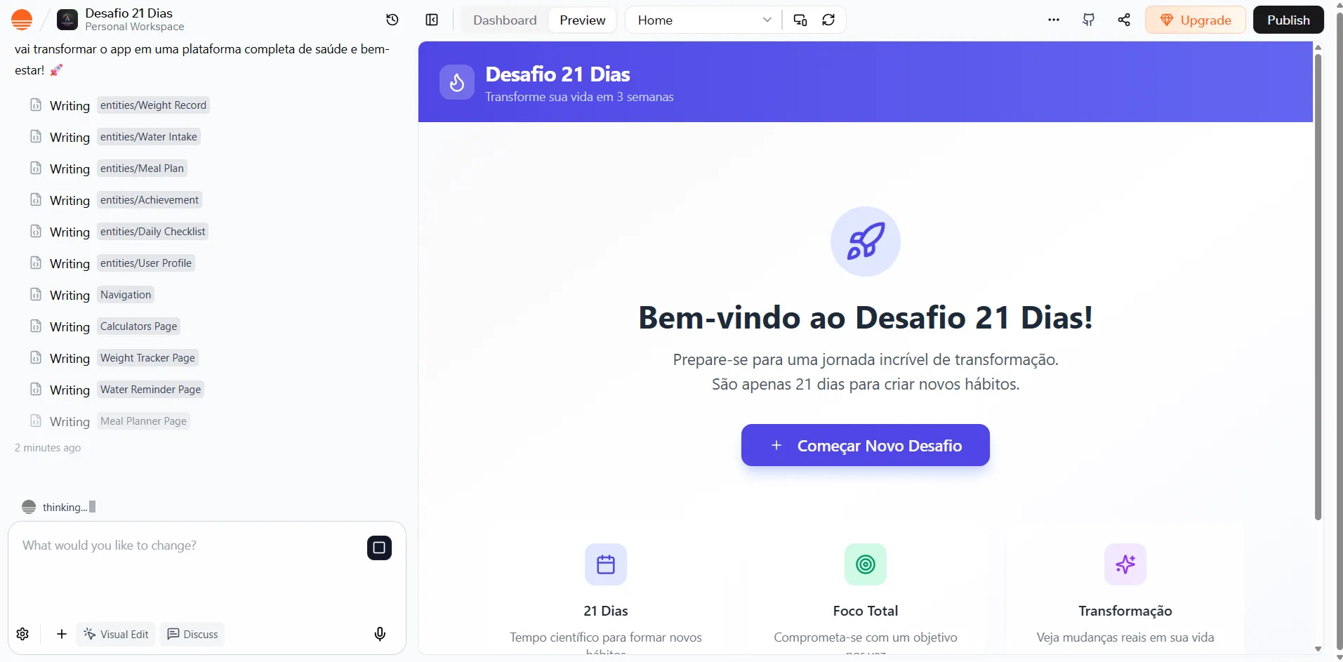 Construção Desktop